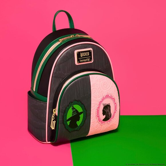 Loungefly Universal Wicked Glinda and Elphaba Mini Backpack Exclusive NWT main image 7